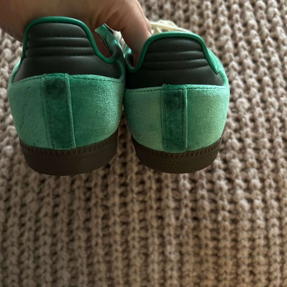 Adidas Samba Green Velvet size 8 - Picture 3 of 5